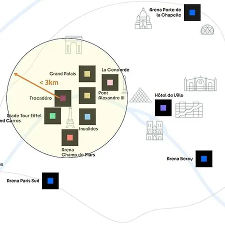 Lägenhet Eiffel Tower View - Balcony - Trocadero Paris